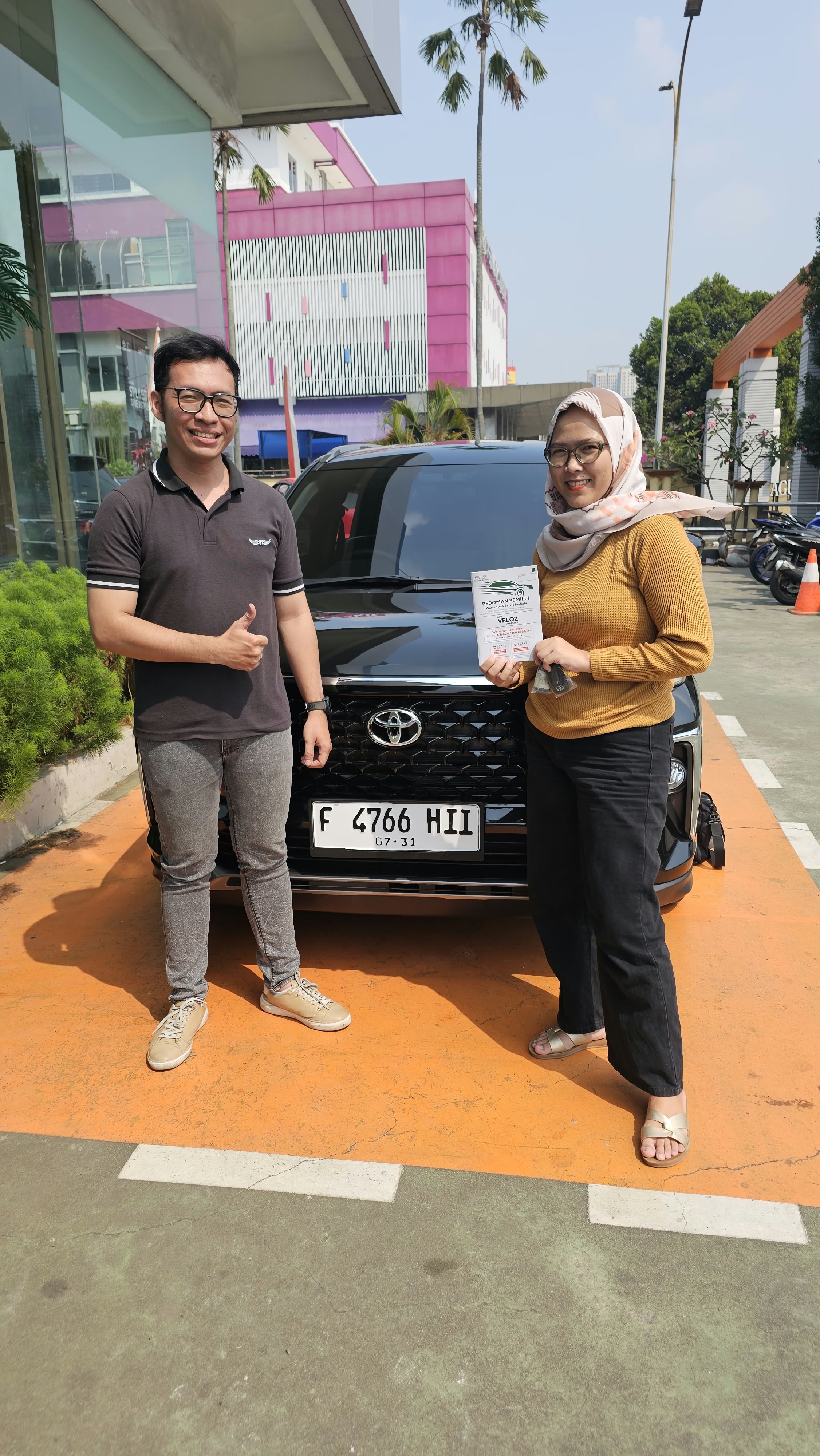 Serah terima mobil 6